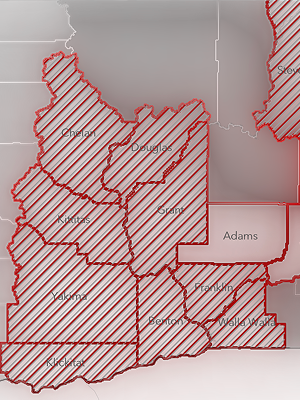 Eastern WA Map